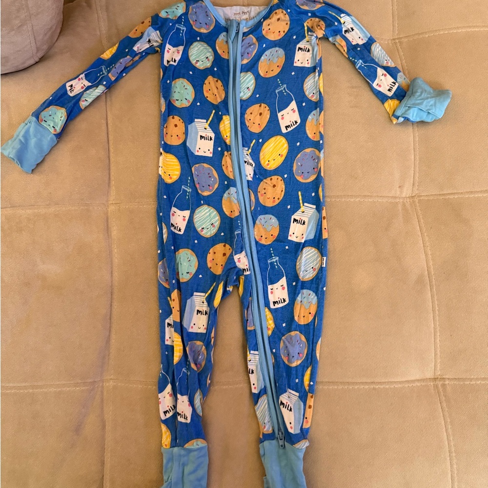 Little Sleepies Zippy Blue Cookie and Milk